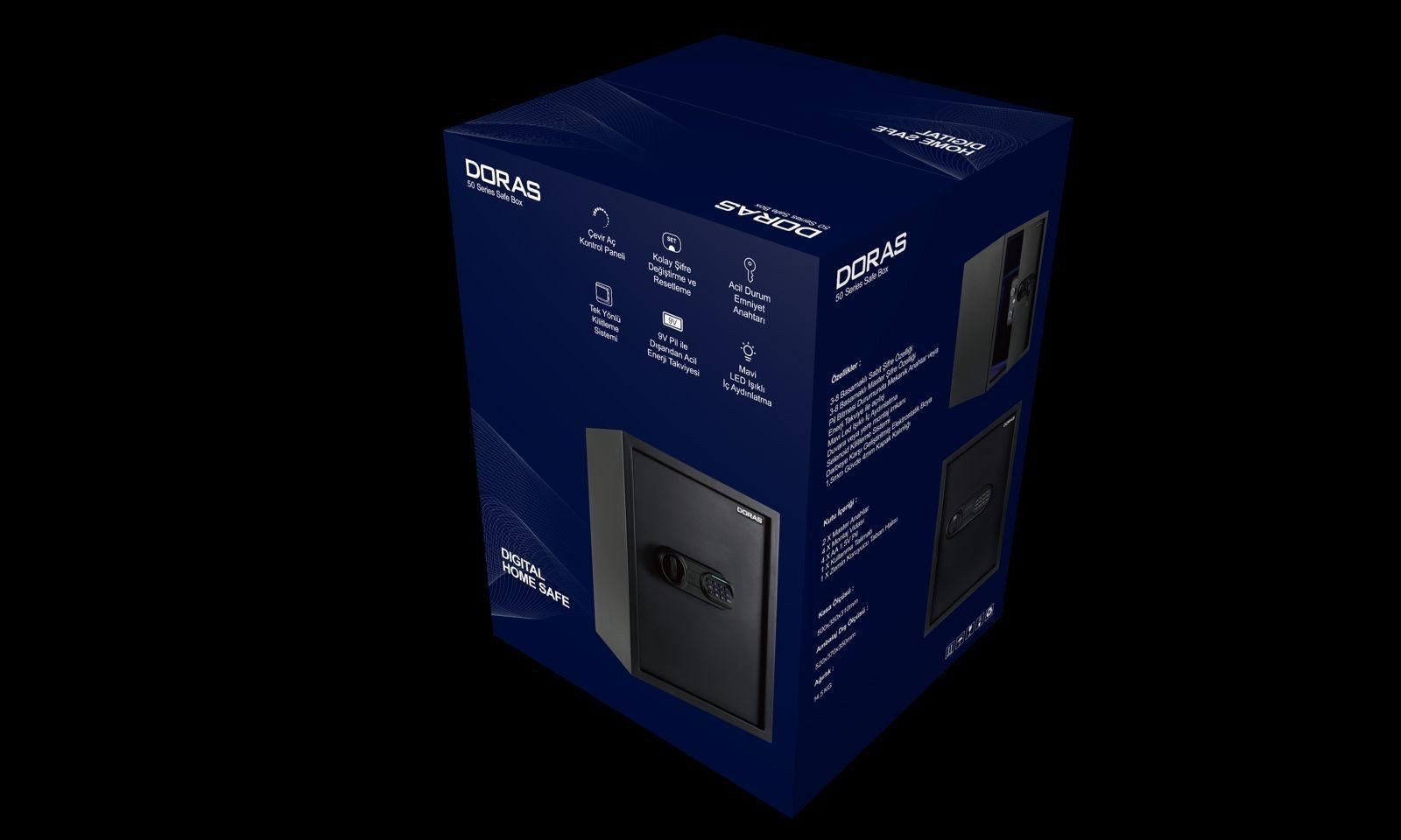 DORAS 50 SERIES SAFE BOX PARA KASASI