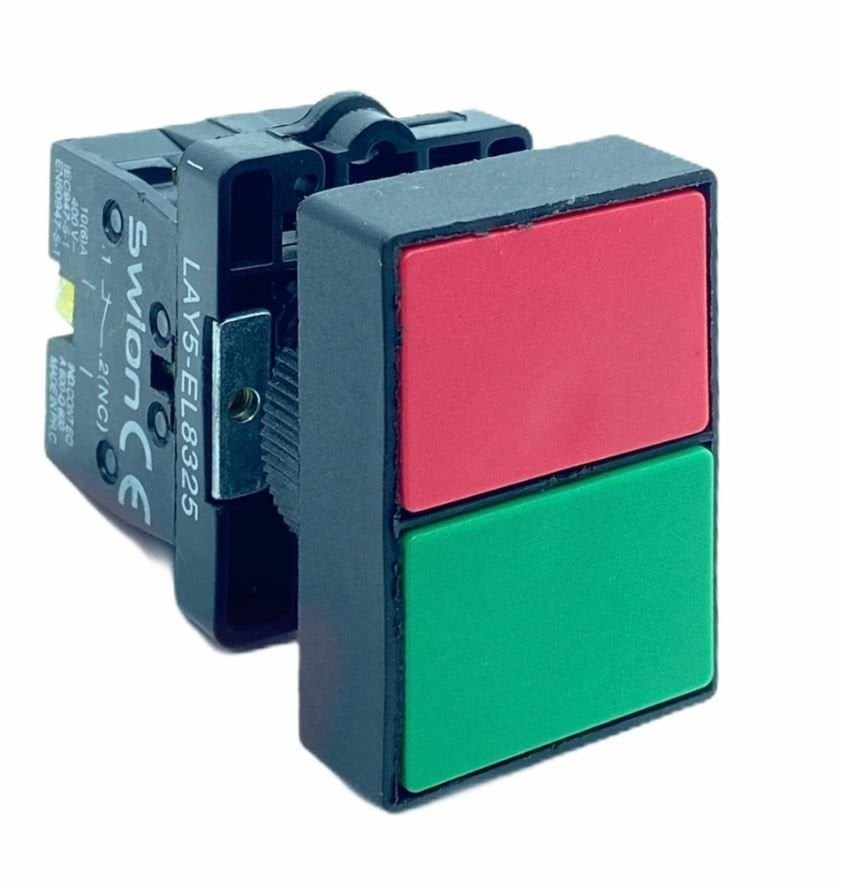 LOCKWAY LAY5-EL8325 İkiz Buton Yeşil Kırmızı