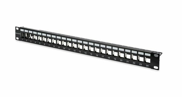 Reçber 24 Port Keystone Jack 1U UTP Patch Panel