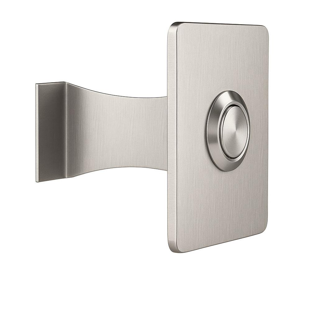 LOCKWAY Paslanmaz 304 Kare Zil butonu 60x60mm