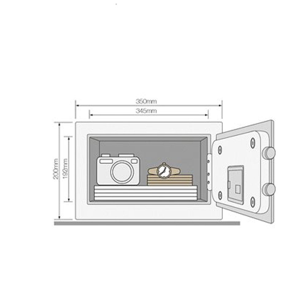 Yale YSFB/200/EB1 Yüksek Güvenlikli Parmak İzli  Compact Tipi Motorlu Kasa