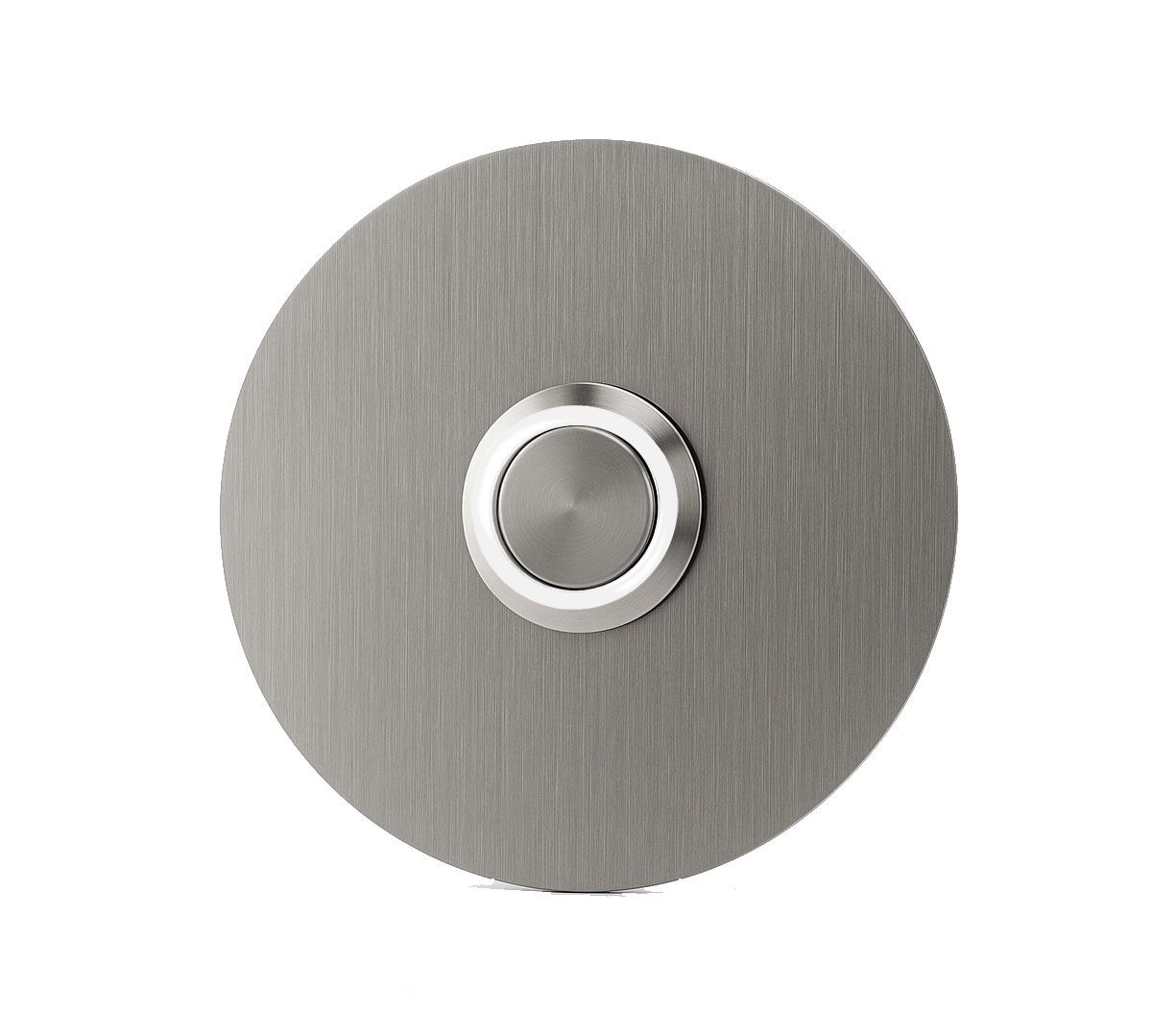 LOCKWAY Z301B Paslanmaz 304 Yuvarlak Zil butonu Ø70mm Beyaz Led