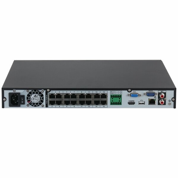 DH-NVR4216-16P-4KS3 - 16CH 1U 16PoE 2HDDs Lite Network Video Recorder