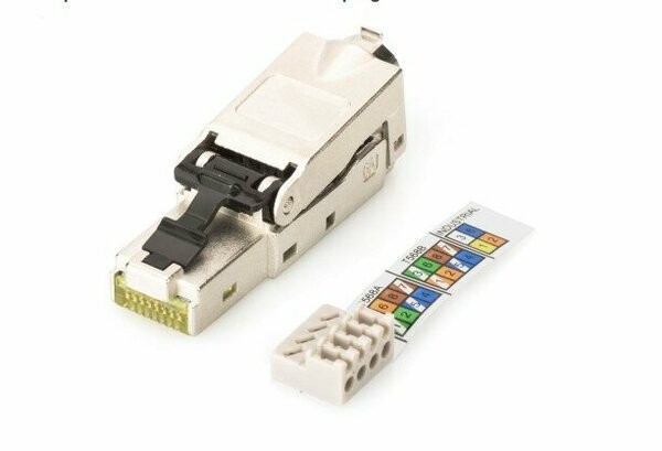 Reçber CAT 6A STP Field Termination Plug Saha Sonlandırma Fişi