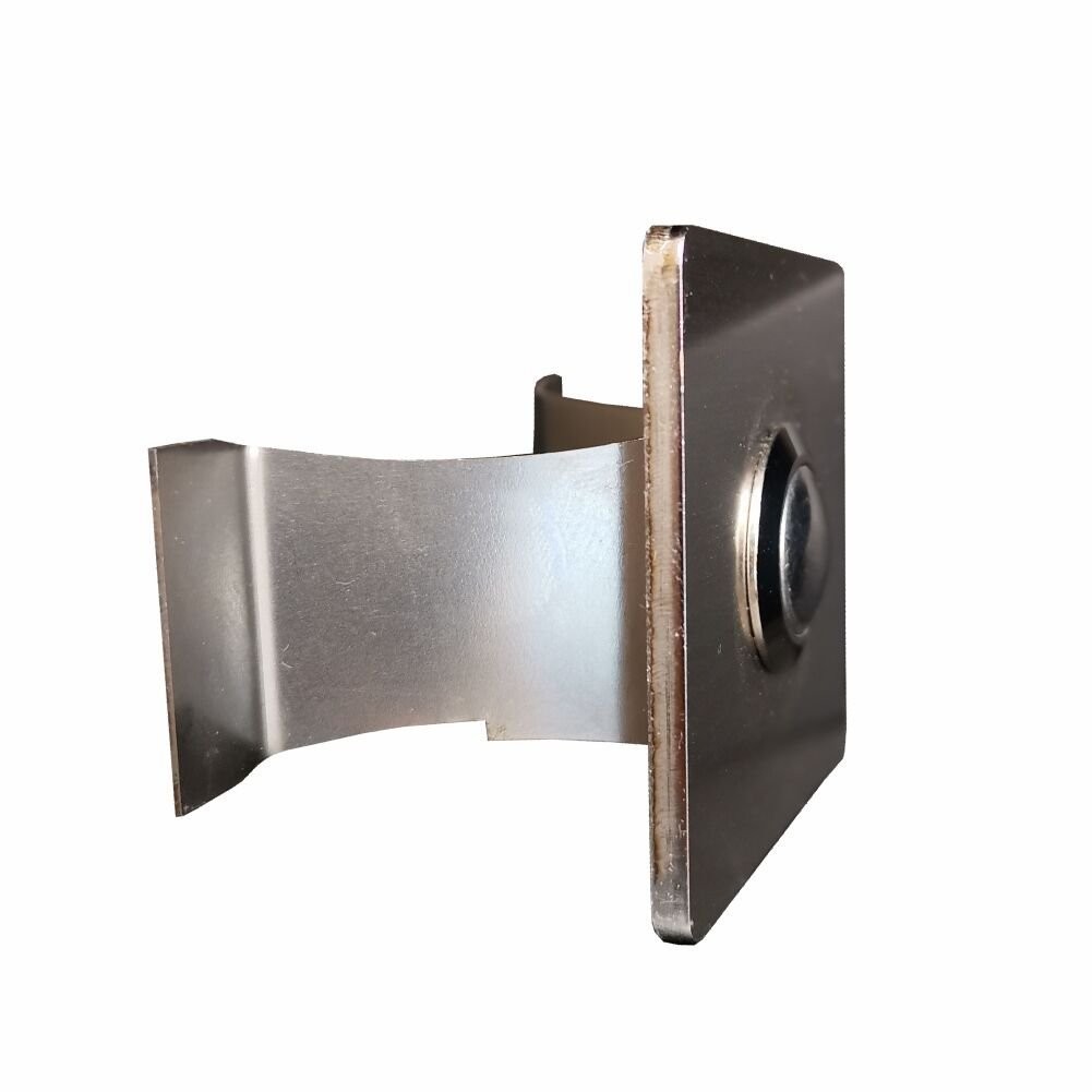 LOCKWAY Paslanmaz 304 Kare Zil butonu 52x52mm