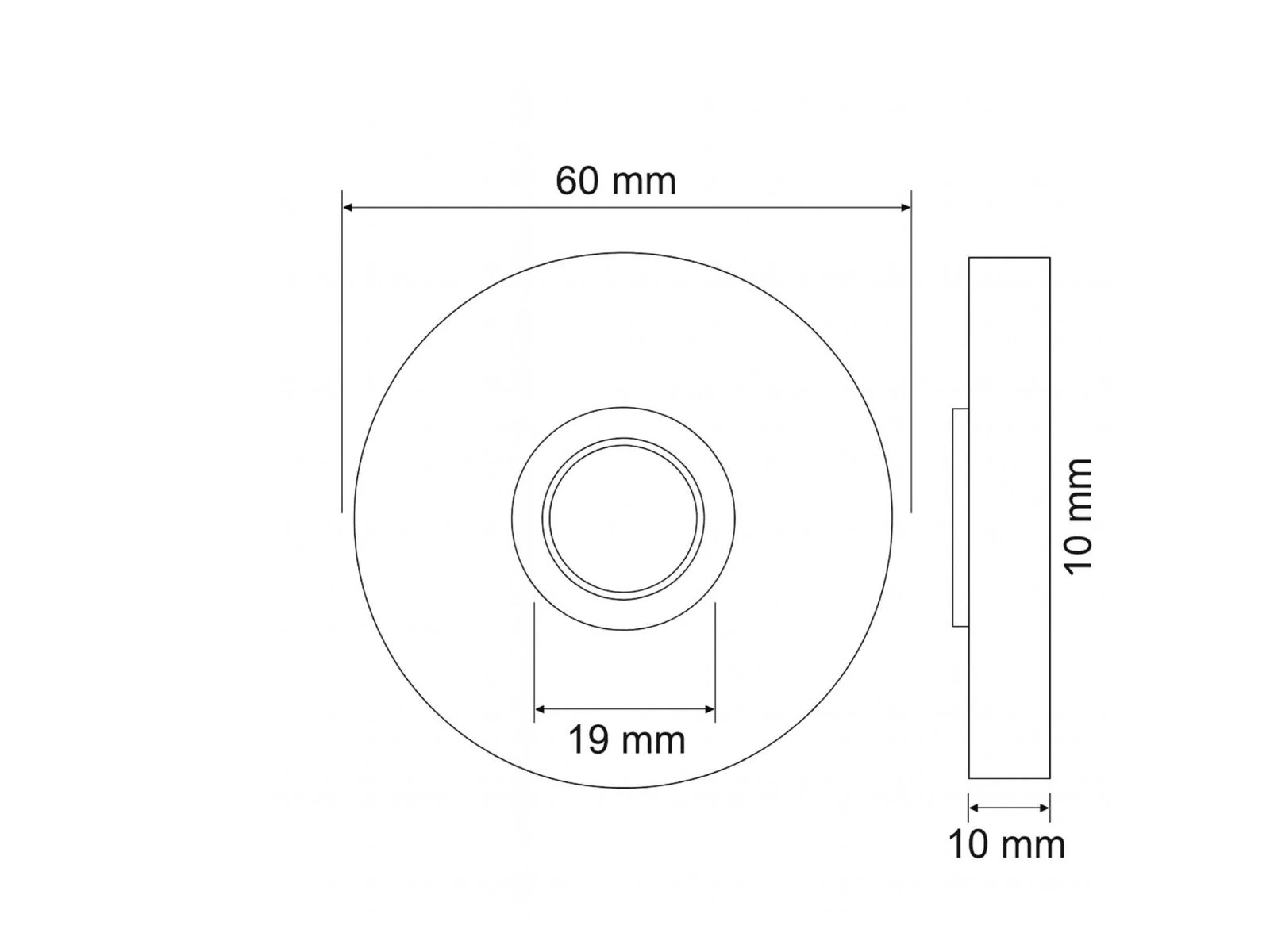 LOCKWAY Z-101AMV Antresit Paslanmaz Tek Kontak Zil Butonu Mavi Led