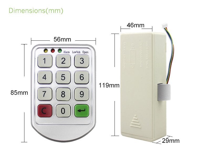 LOCKWAY Elektronik Cekmece Dolap Kilidi