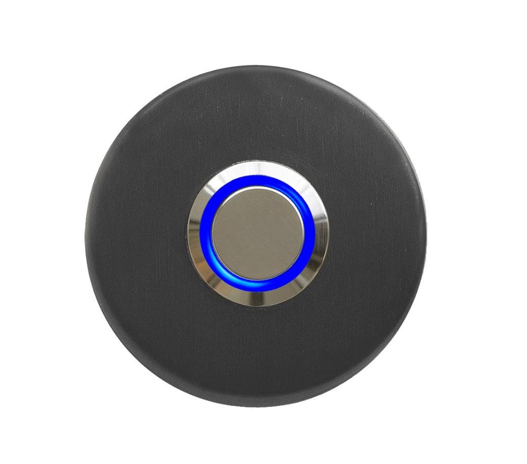 LOCKWAY Z-101AM Antresit Paslanmaz Tek Kontak Zil Butonu Mavi Led