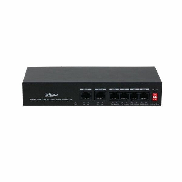 DH-PFS3006-4ET-36 - 6-Port Fast Ethernet Switch with 4-Port PoE