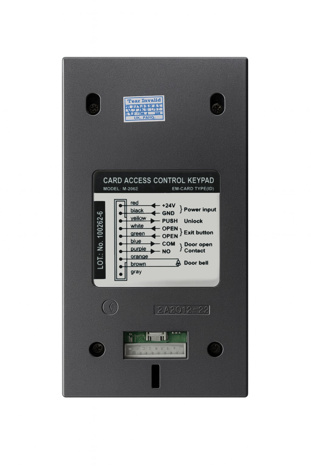 LOCKWAY LCW-RDRM-206E Şifreli Kart Okuyucu