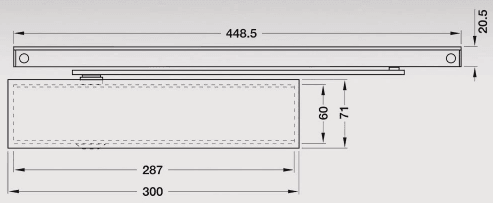 Geze TS 5000 Kayar Kollu Kapı Kapatıcı Hidrolik