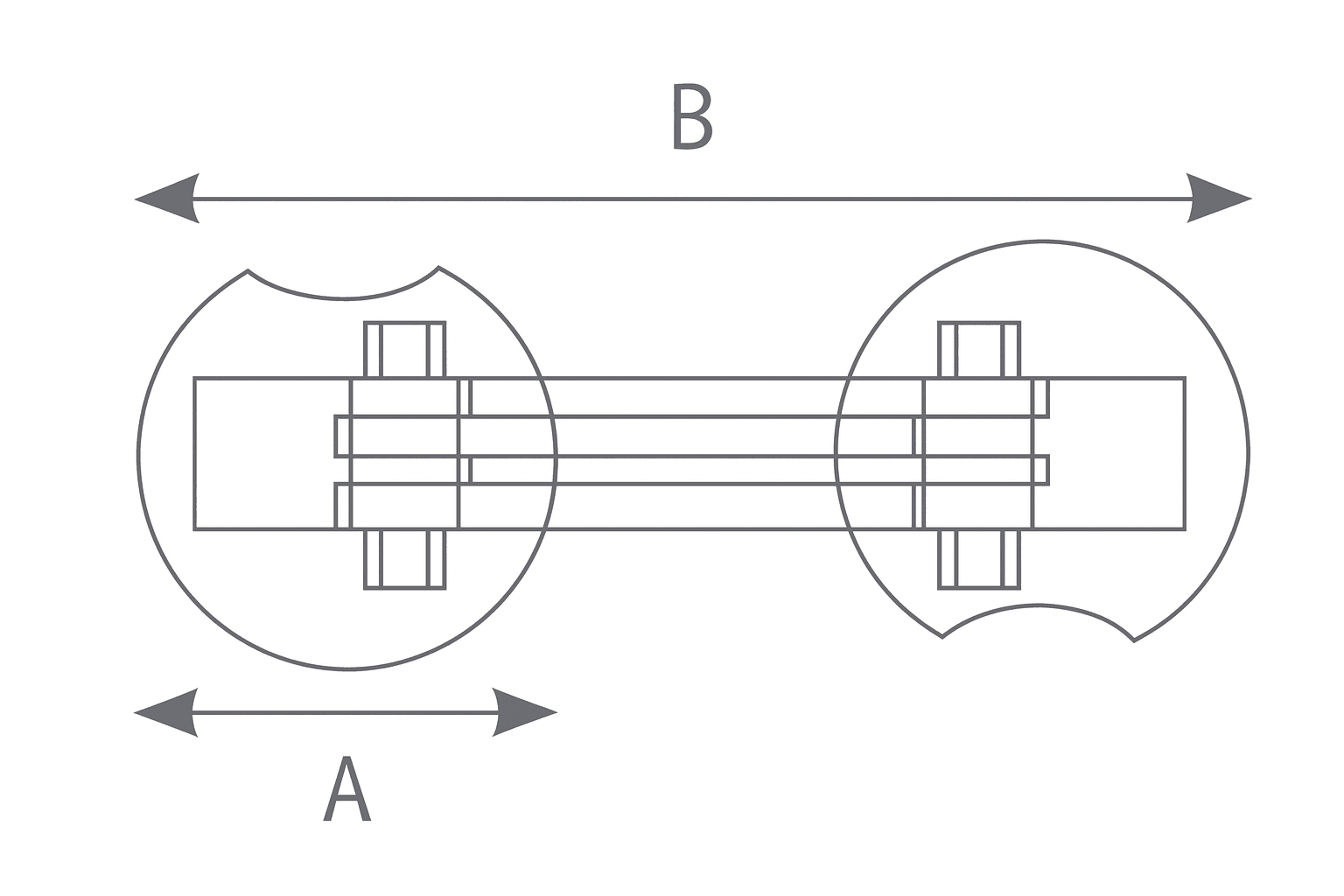 Canex Gizli Menteşe Pirinç - 10 mm