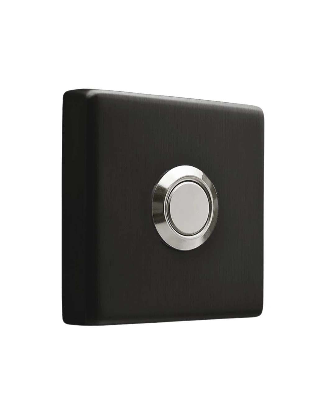 Siyah Paslanmaz Tek Kontak Zil Butonu