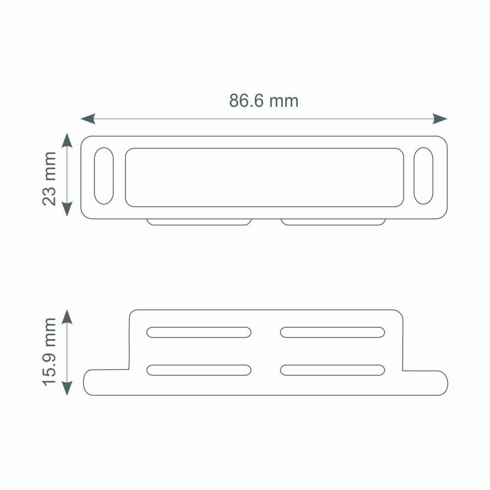 Canex Mıknatıslı Çıt Çıt Metal Paslanmaz 8.5 cm