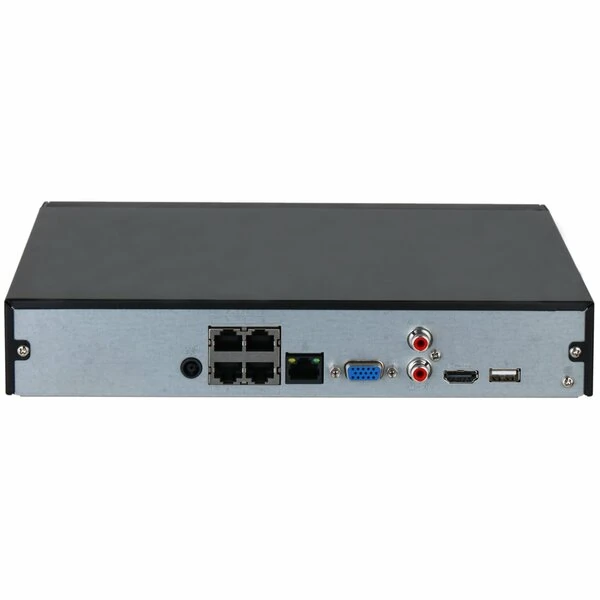 DH-NVR2104HS-P-4KS3 - 4CH Compact 1U 4PoE 1HDD Lite Network Video Recorder