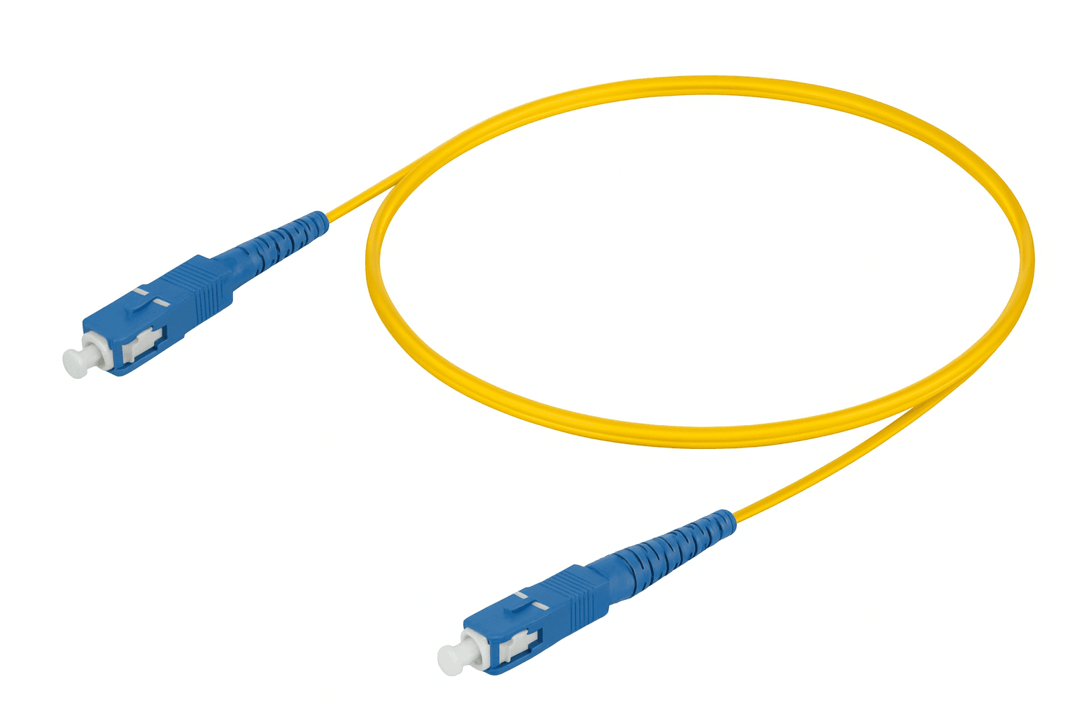 Reçber SC/UPC-SC/UPC | G657A2 Single Mode Fiber Optic Duplex Patch Cord | 2.0x4.1mm (1 m)