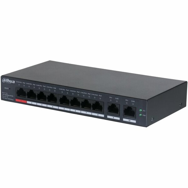 DH-CS4010-8ET-110 10-Port Yönetilebilir 8-Port PoE Bulut Switch
