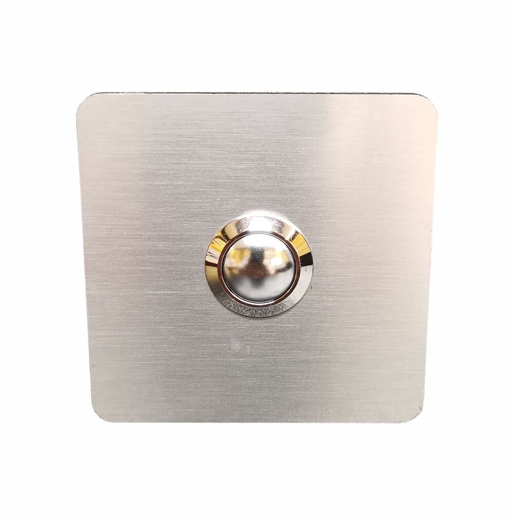 LOCKWAY Paslanmaz 304 Kare Zil butonu 70x70mm