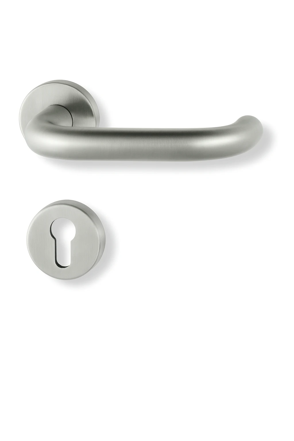 LOCKWAY Paslanmaz Rozetli Kapı Kolu U Tipi