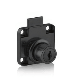 Canex Kare Çekmece Kilidi Siyah NİKEL Gövde 22 mm