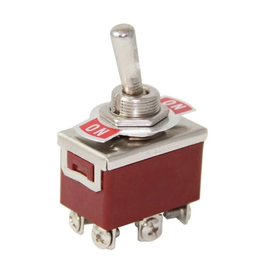 LOCWAY IC-158A Toggle Swıtch Büyük Boy 6P Vidalı Yaylı