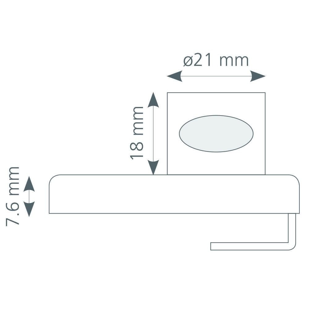 Canex Cam Kilidi Tekli Oval Tip