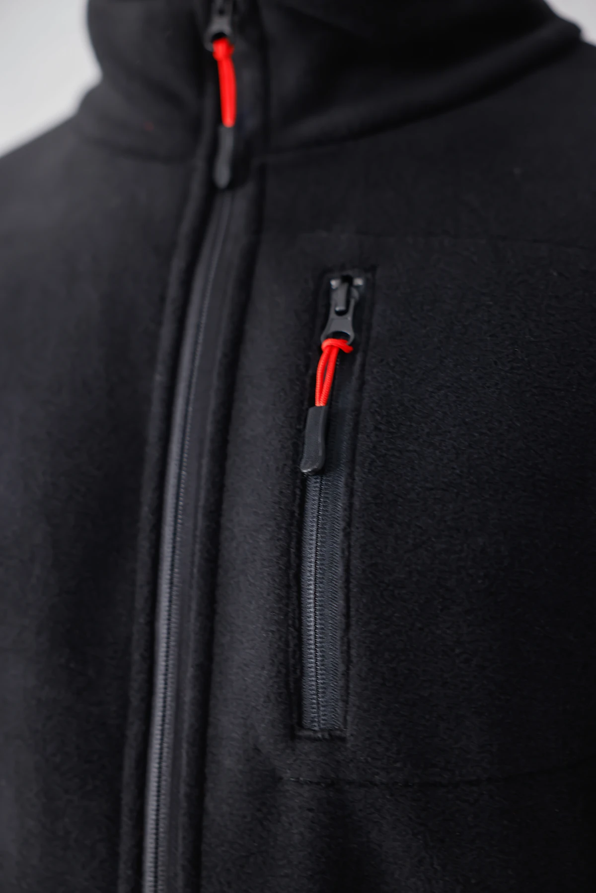 Monox Erkek Biyeli Fermuarlı Spor Polar Ceket