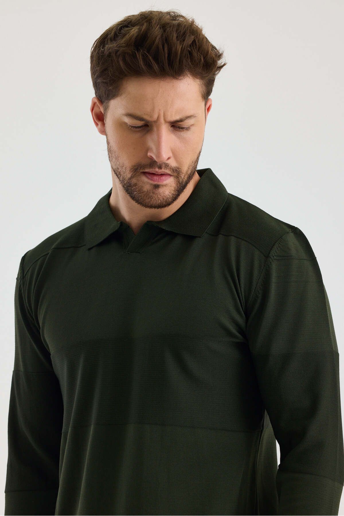 Erkek Polo Yaka Triko Kazak