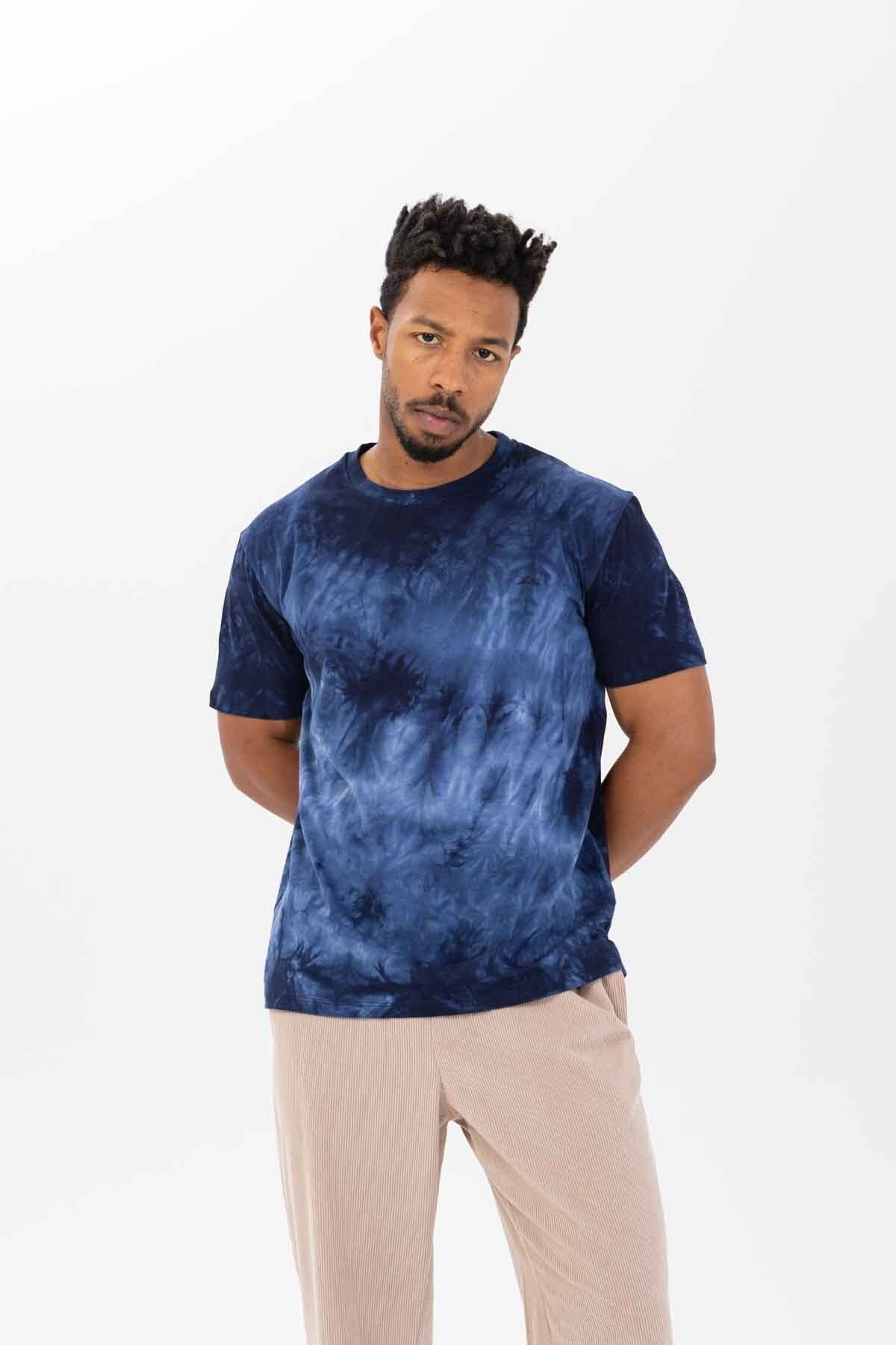 Erkek Batik Baskı 3'lü Tshirt