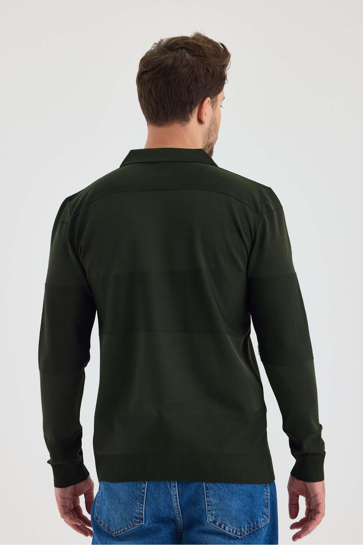 Erkek Polo Yaka Triko Kazak