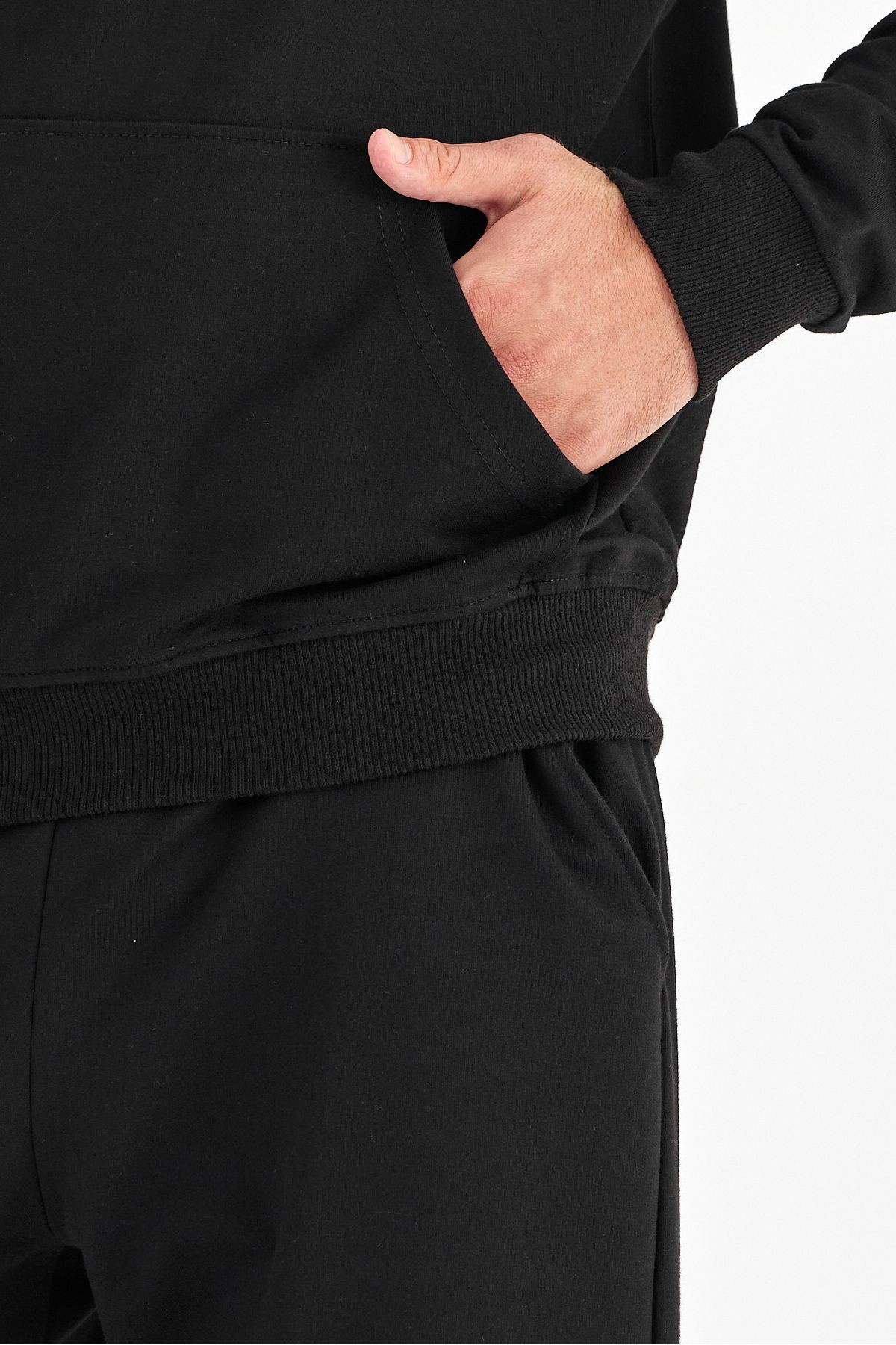 Erkek Kapüşonlu Mevsimlik Sweatshirt