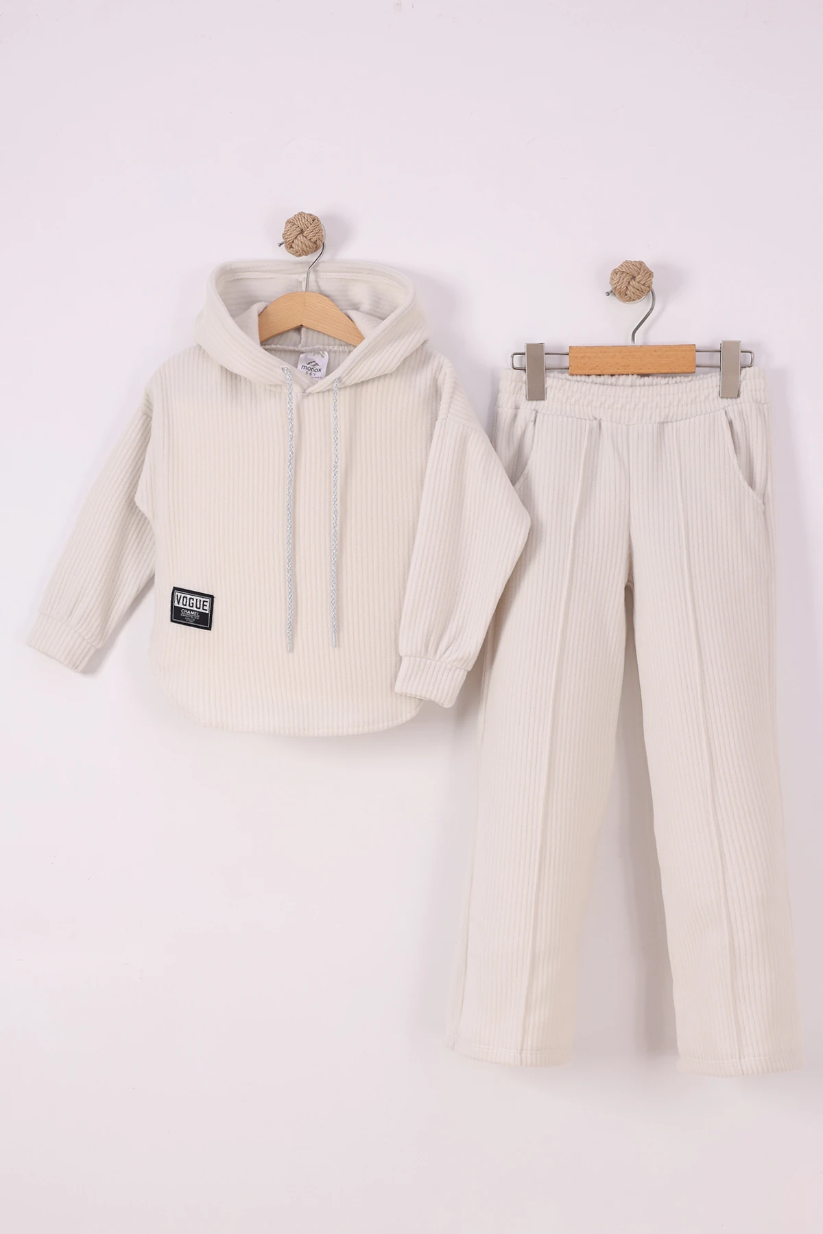 Monox Kız Çocuk Sim İpli Fitilli Polar Takım