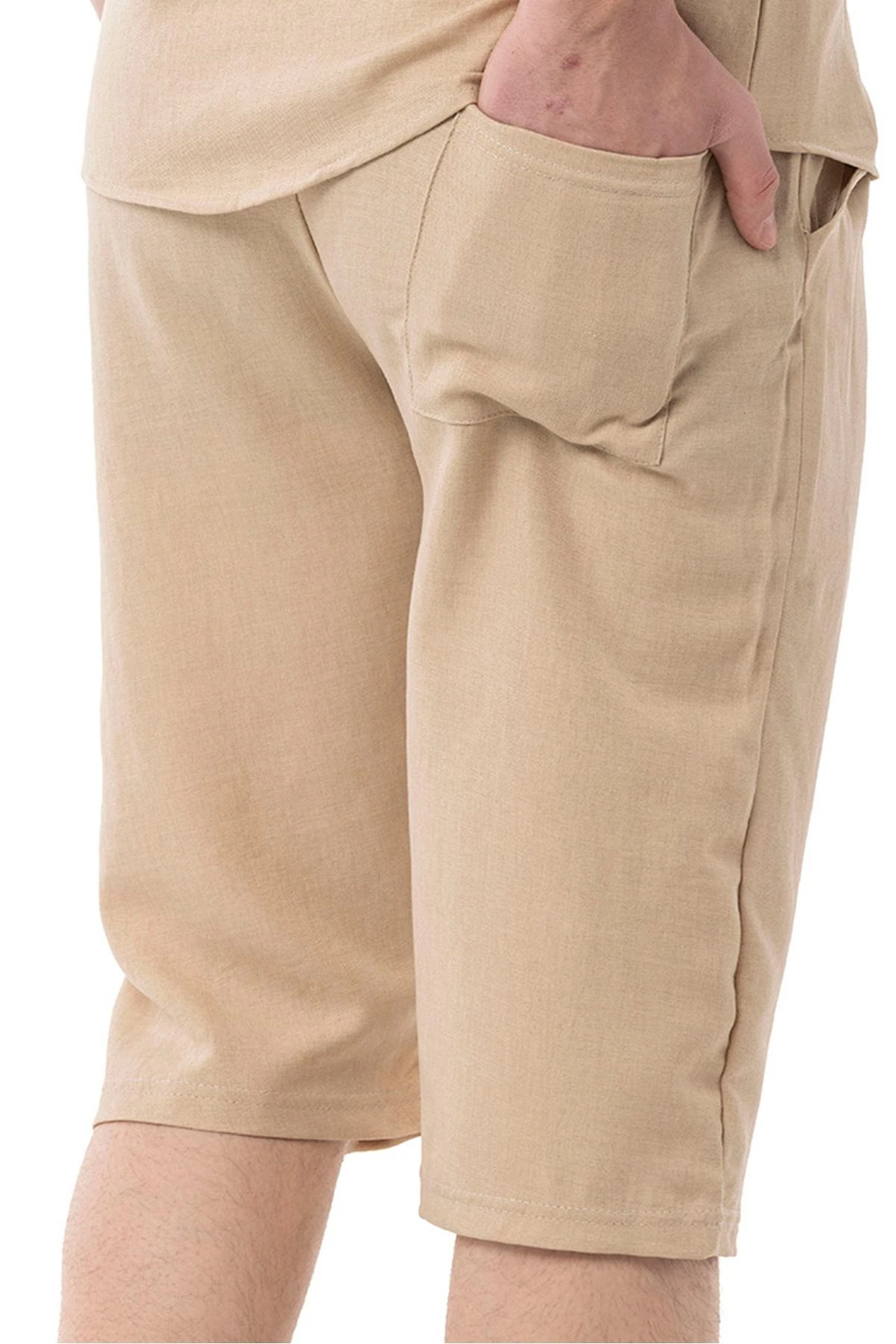 Erkek Mekanik Keten Dizaltı Kapri