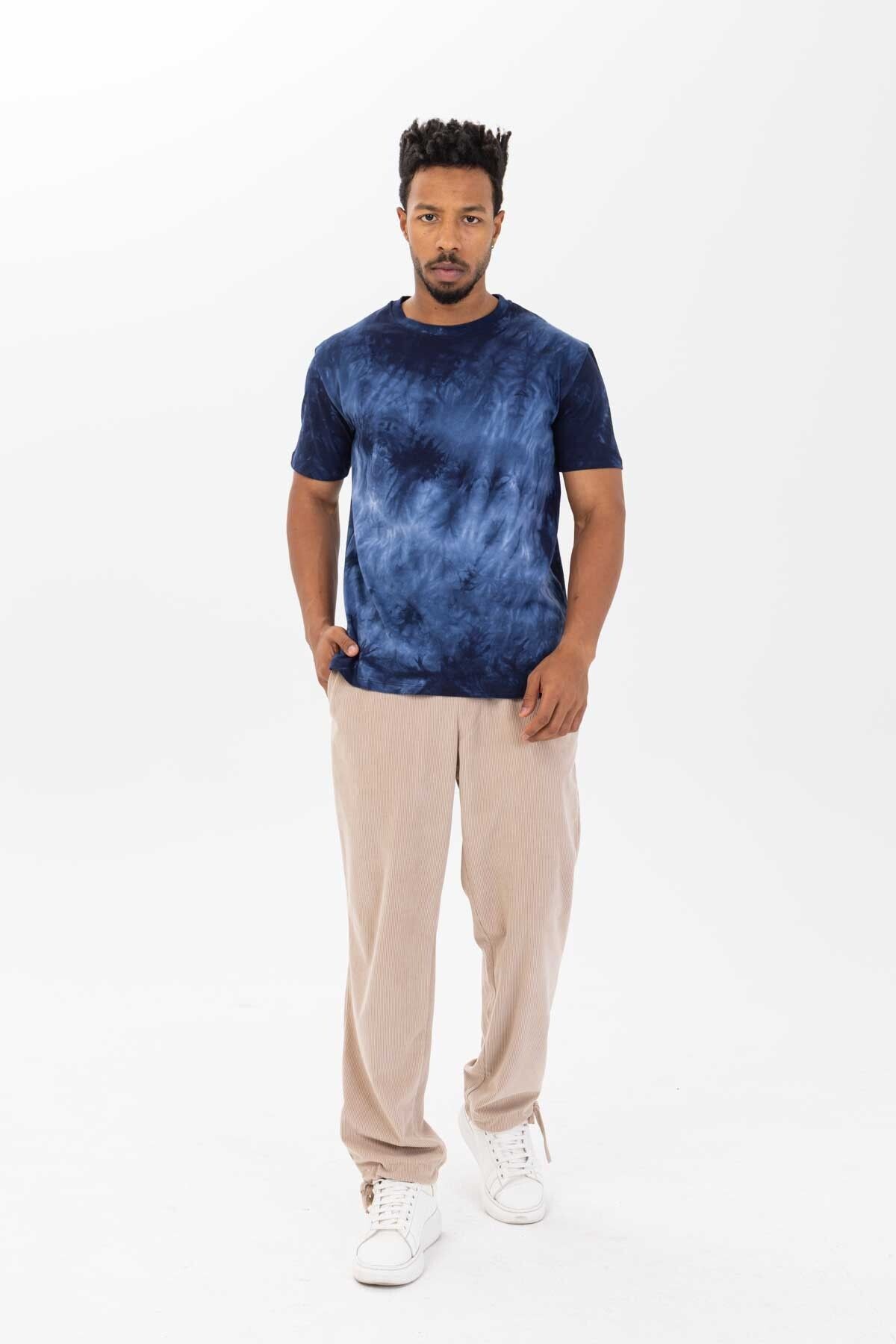 Erkek Batik Baskı 3'lü Tshirt