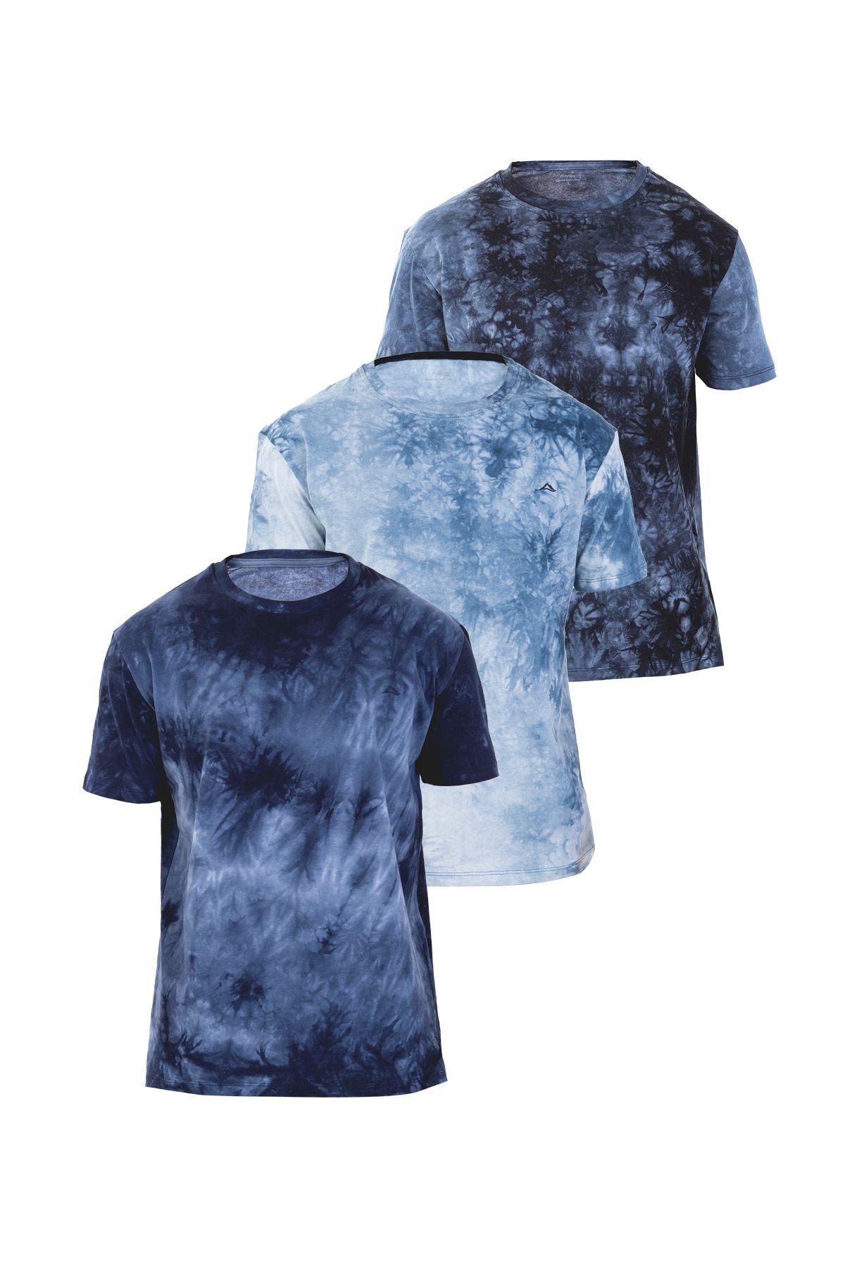 Erkek Batik Baskı 3'lü Tshirt