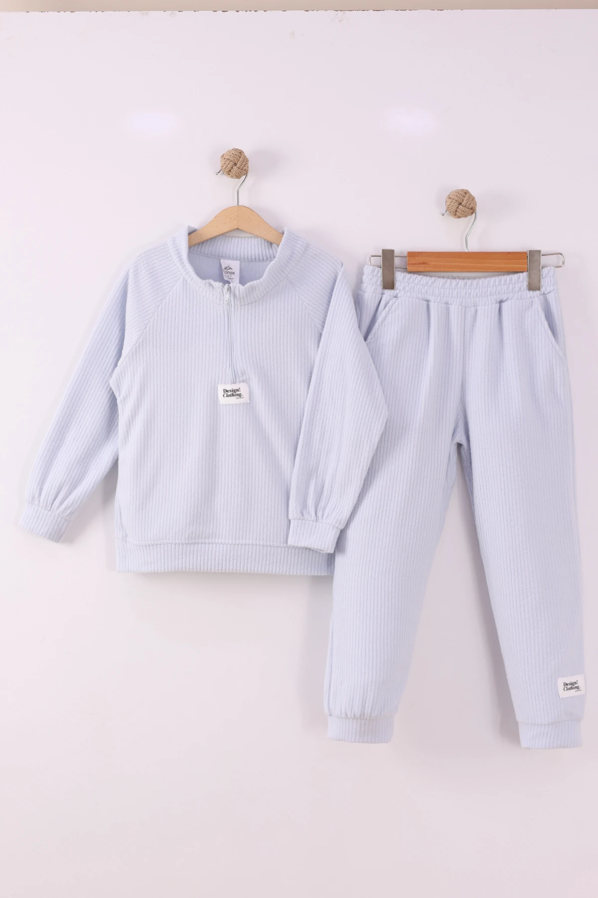 Monox Erkek Çocuk Reglan Kol Fitilli Polar Takım