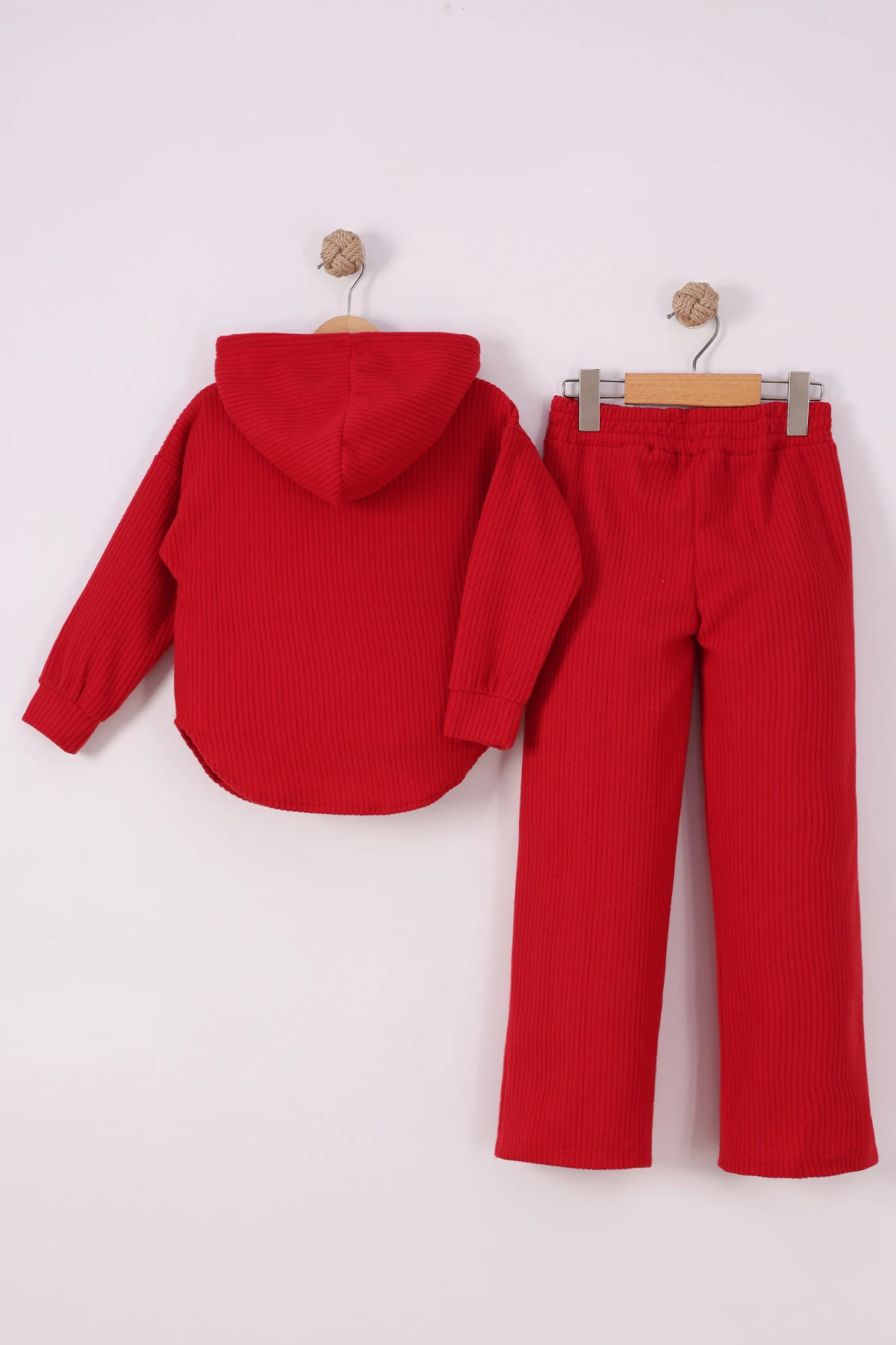 Monox Kız Çocuk Sim İpli Fitilli Polar Takım