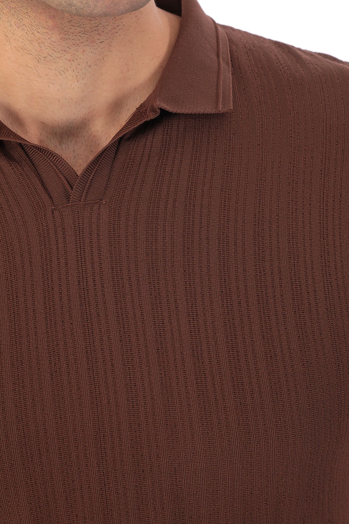 Erkek Polo Yaka Spor Yazlık Triko Tişort