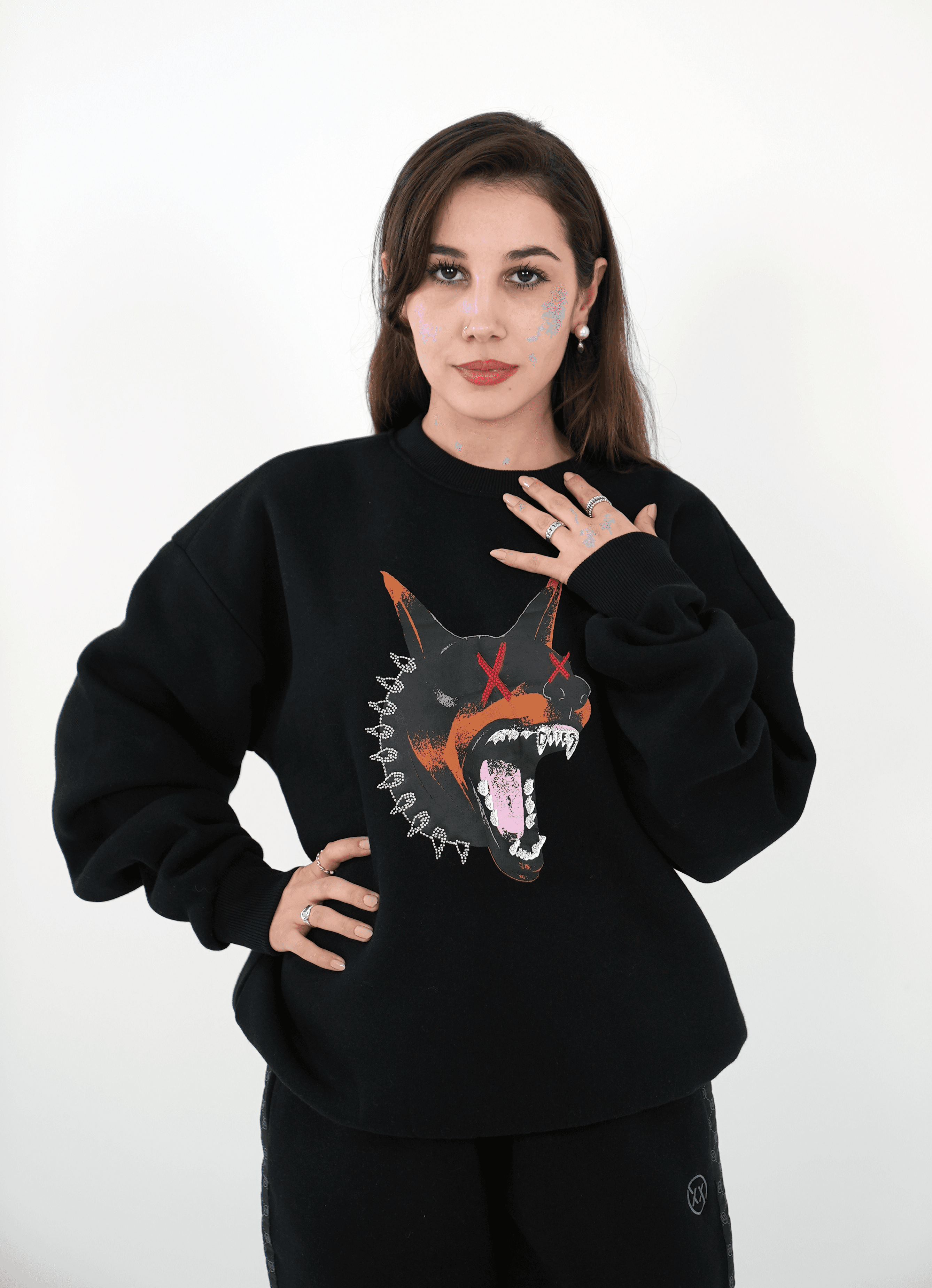 DOBERMAN CREWNECK OVERSIZE