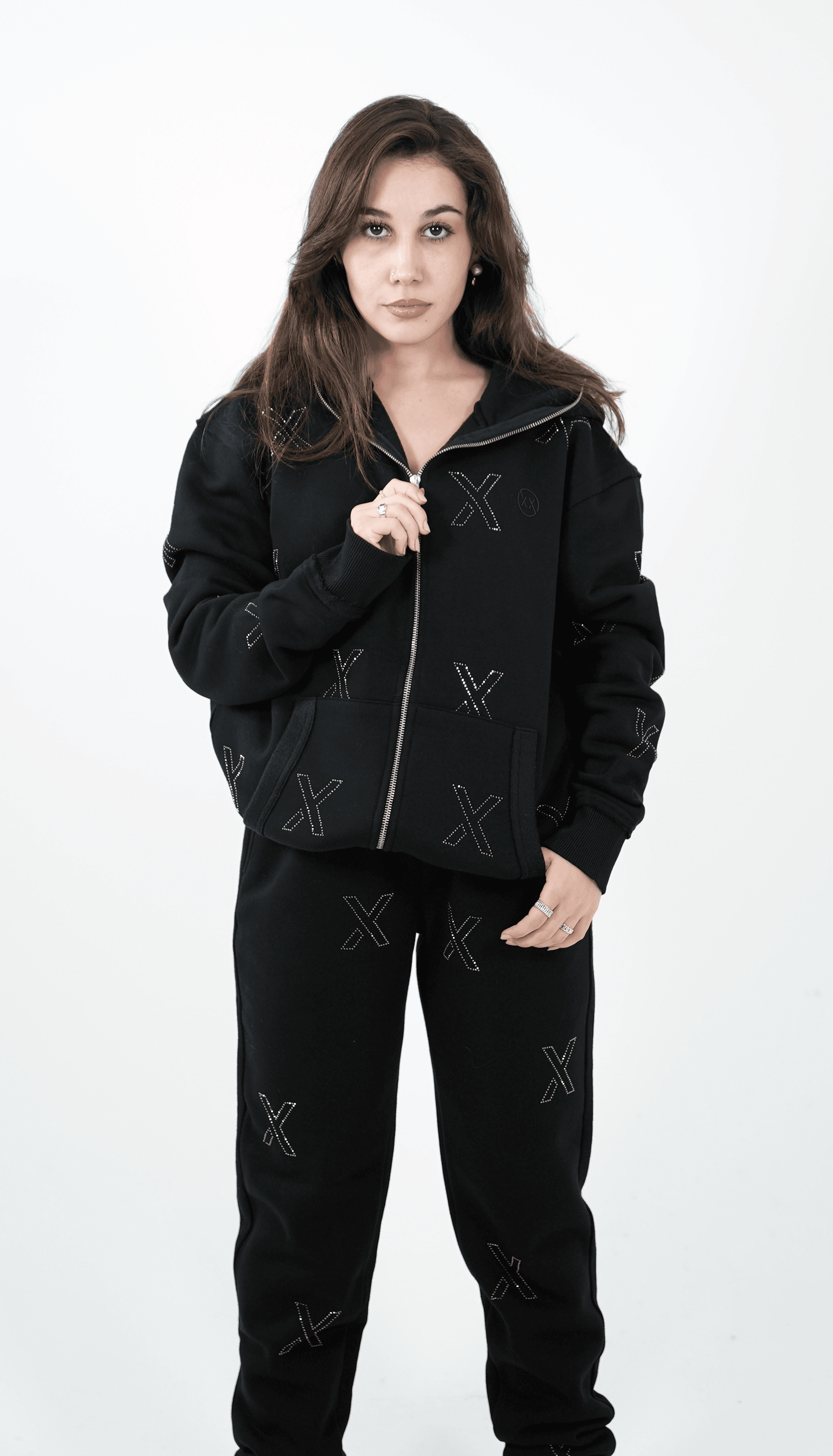 Siyah RAVEN TEE OVERSIZE T-SHIRT