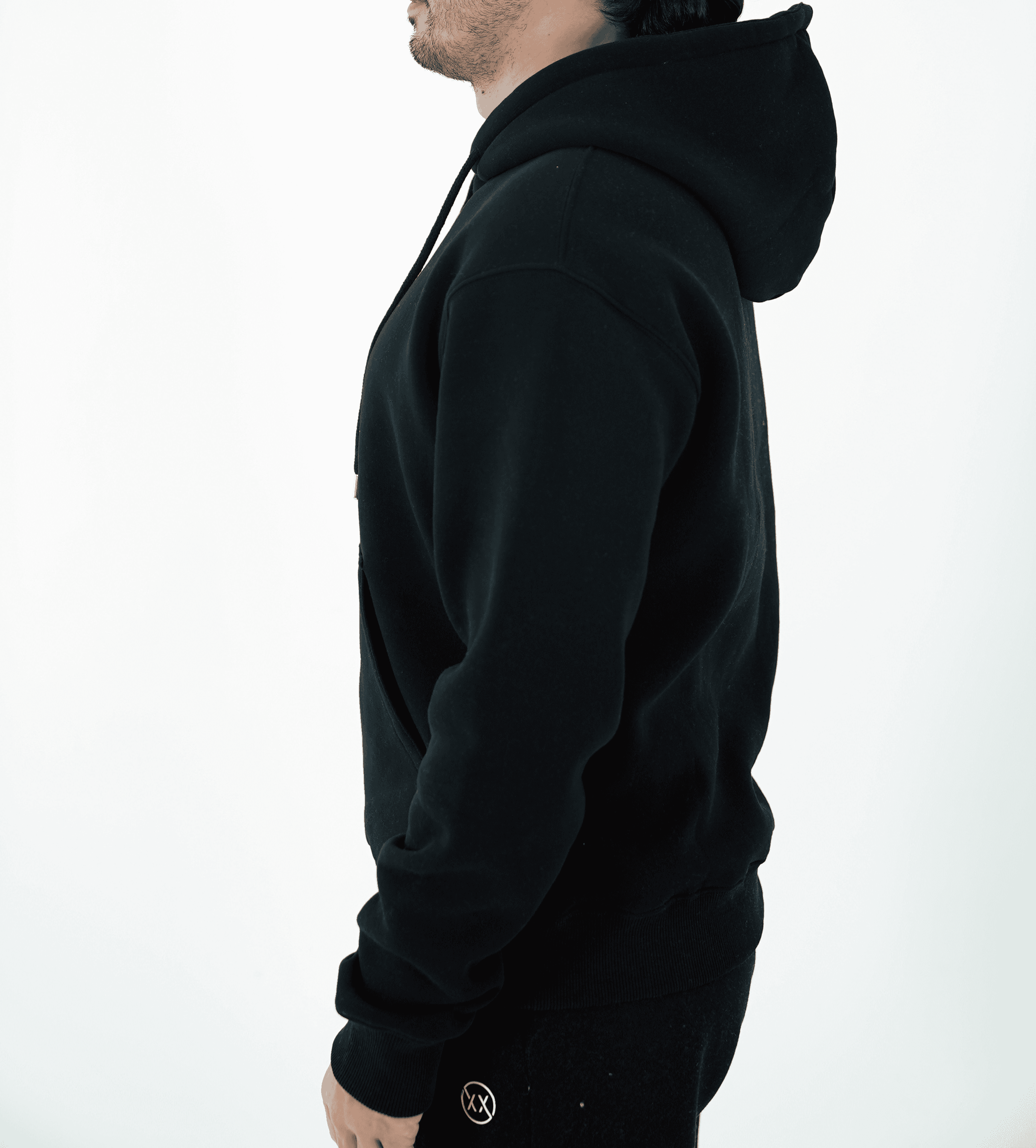 POSTAL MINIMAL PINK SİYAH HOODIE