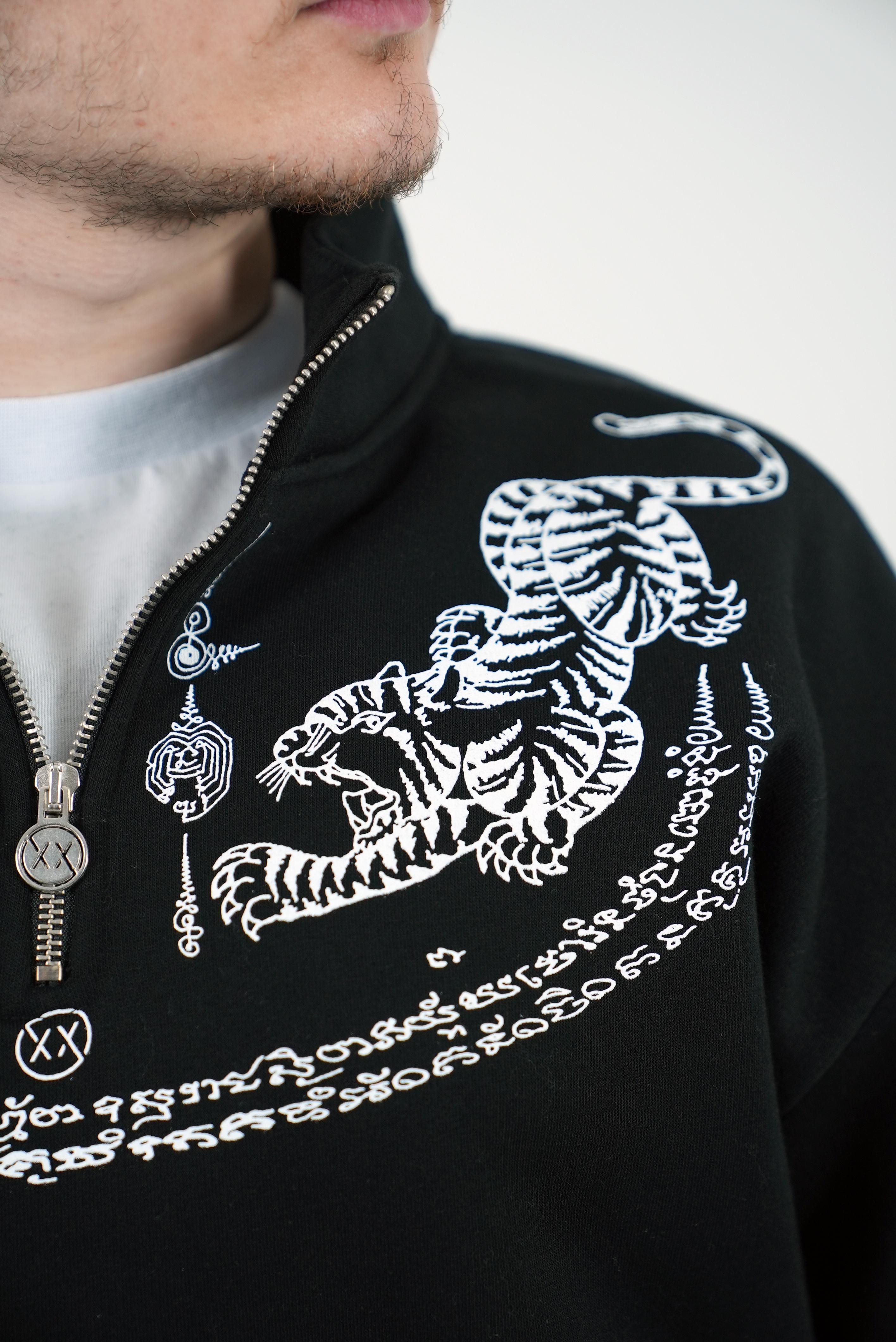 HALFZIP THE SAK YANT SUEA KOO OVERSIZE