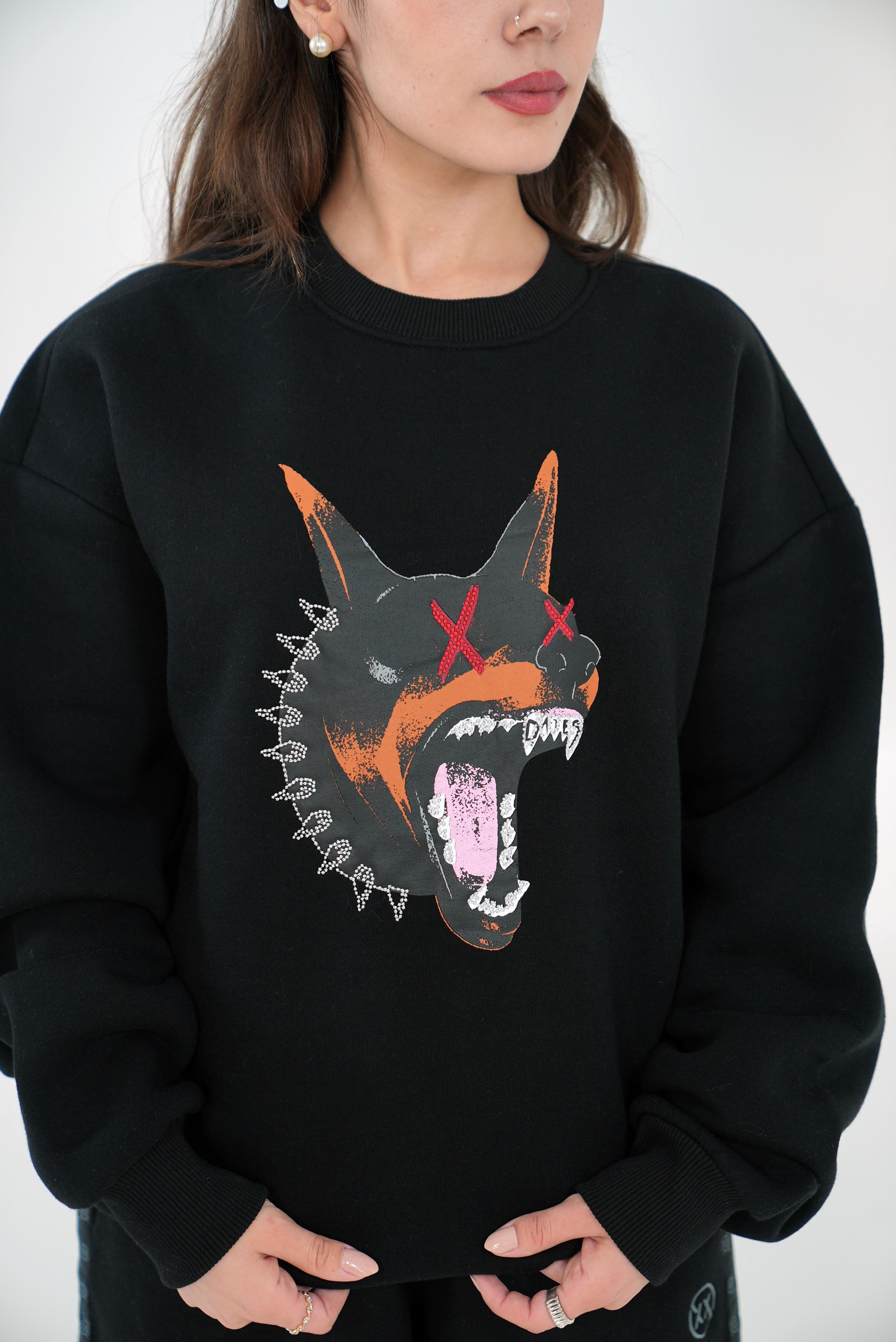 DOBERMAN CREWNECK OVERSIZE