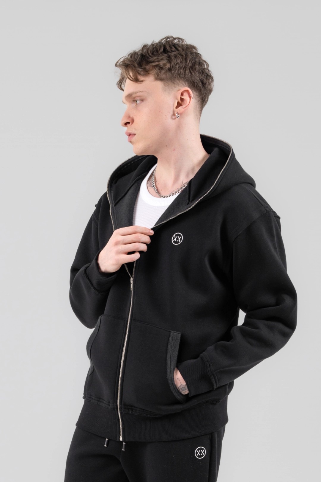 FULLZIP XX BASIC HOODIE