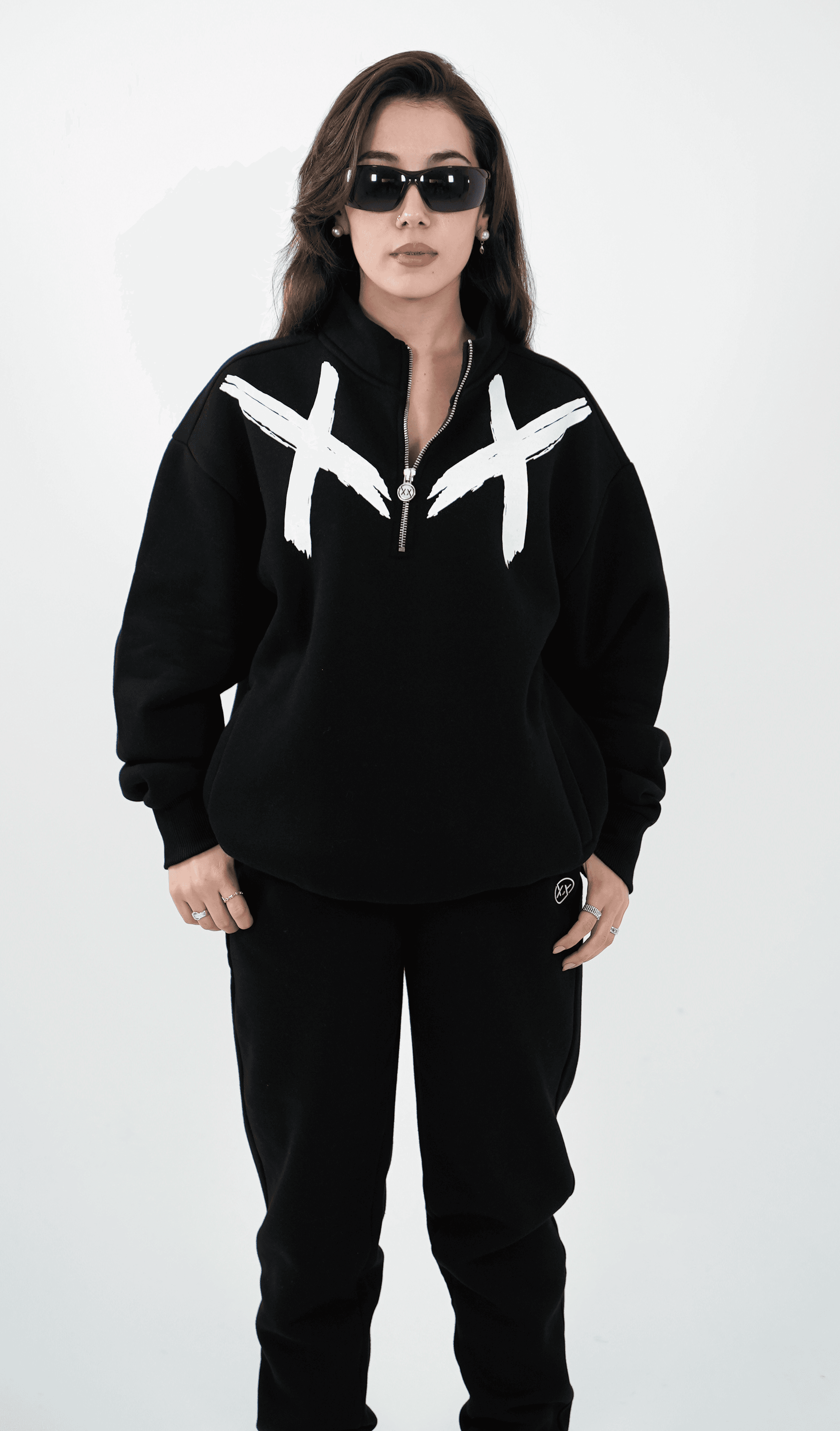HALFZIP XX BASIC BLACK