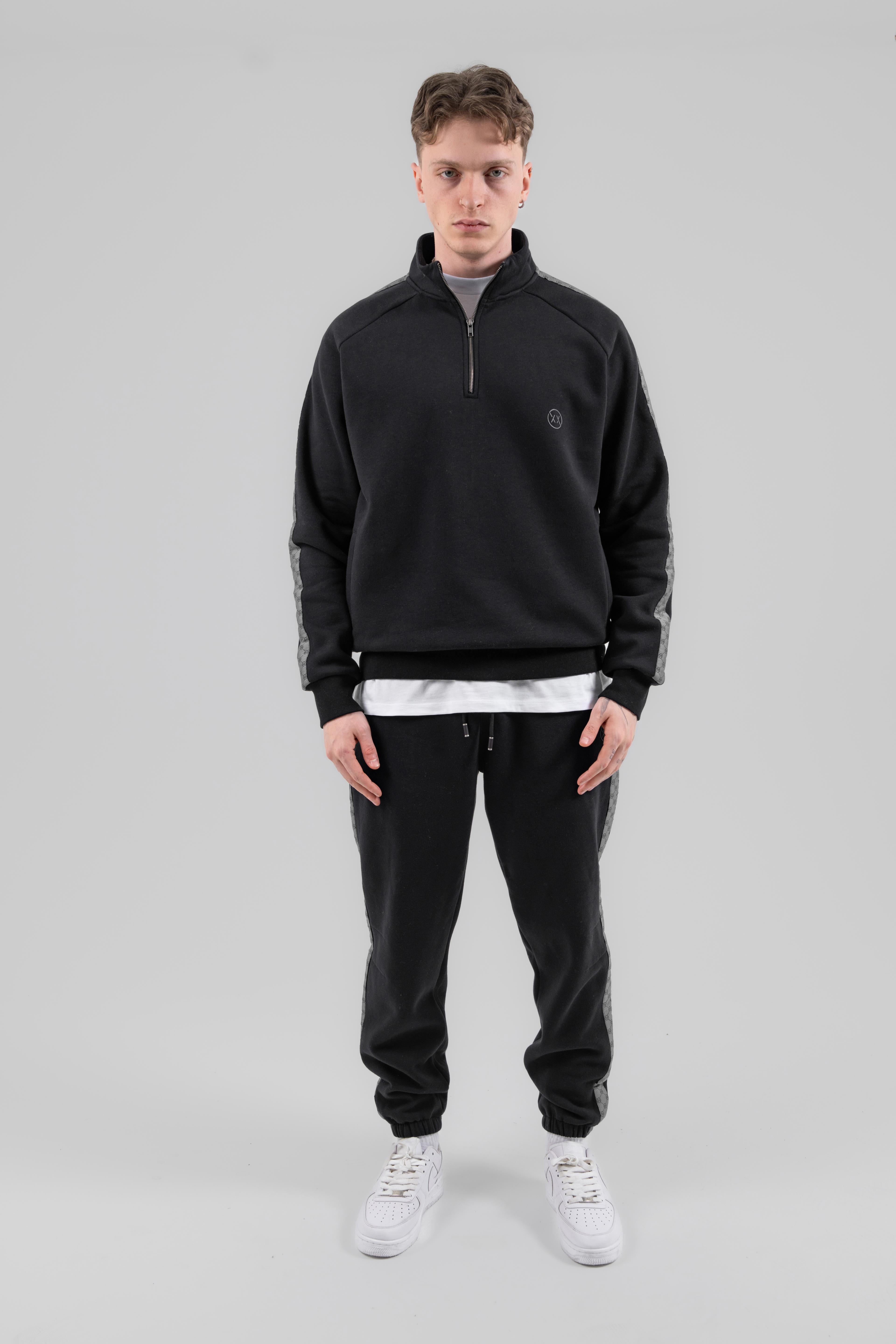 HALFZIP TRACKSUIT BLACK