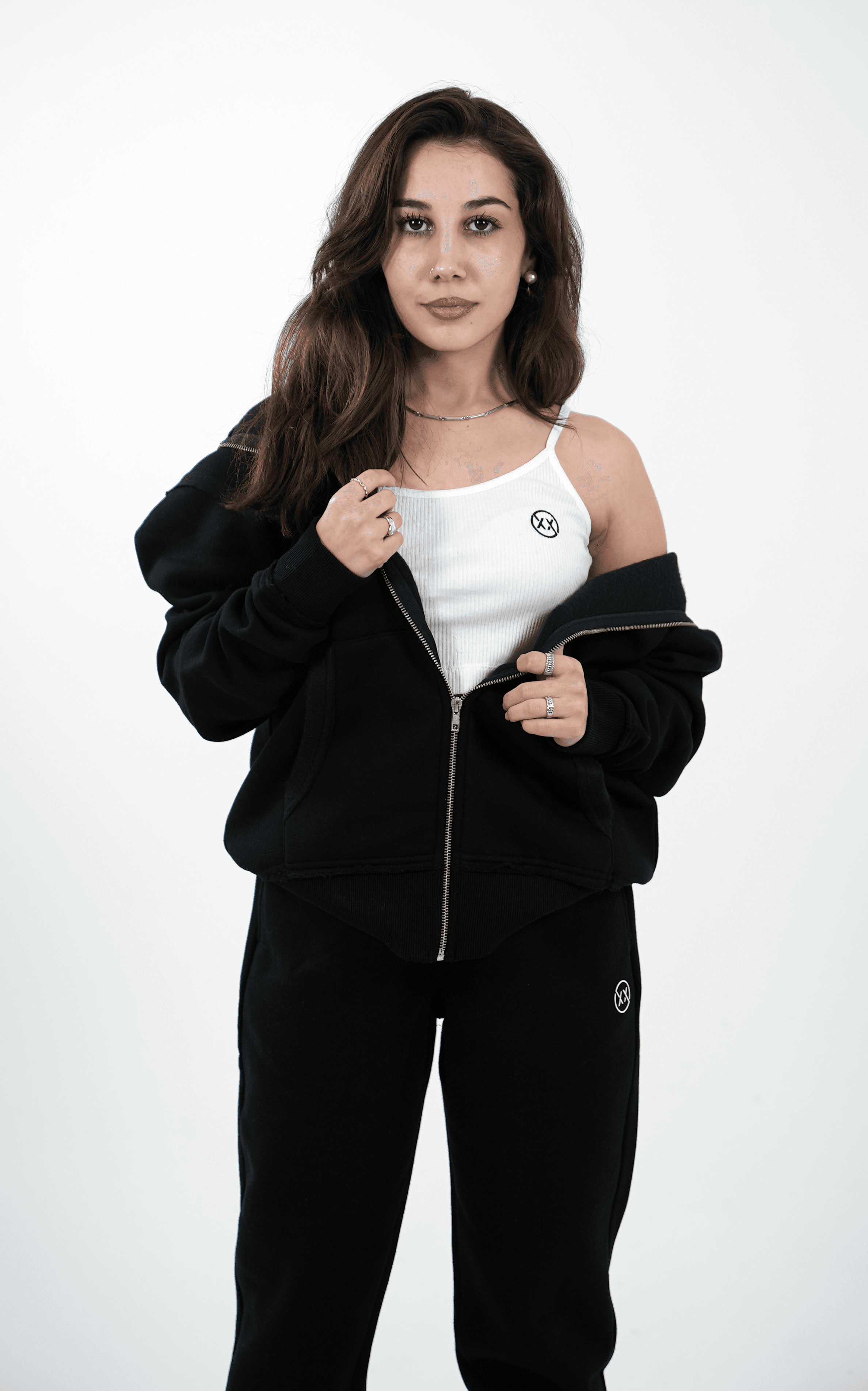FULLZIP XX BASIC HOODIE