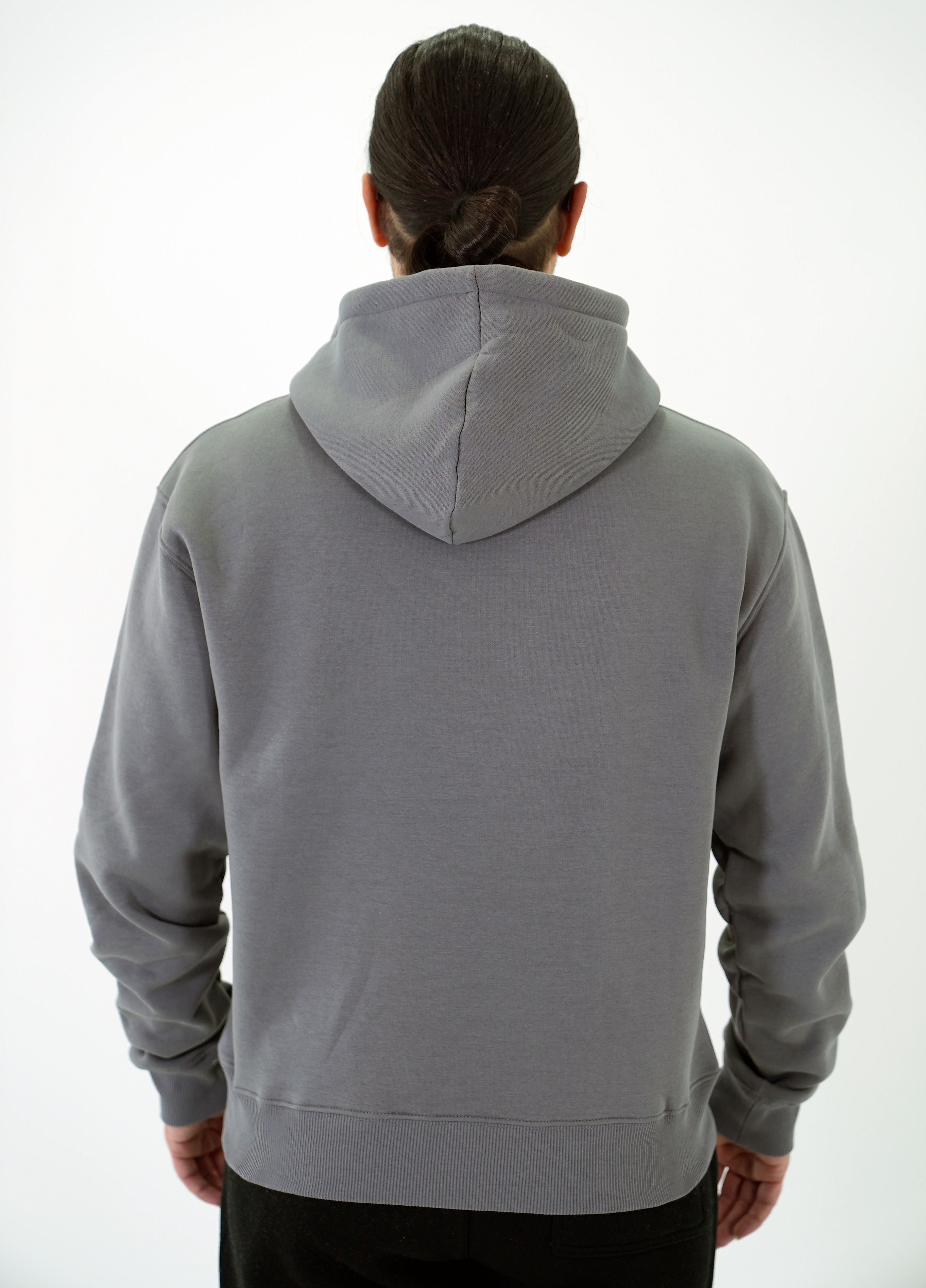 POSTAL ORANGE ANTRASIT HOODIE