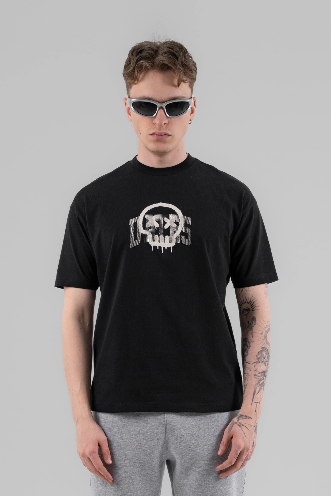 SKULL SPRAY OVERSIZE T-SHIRT