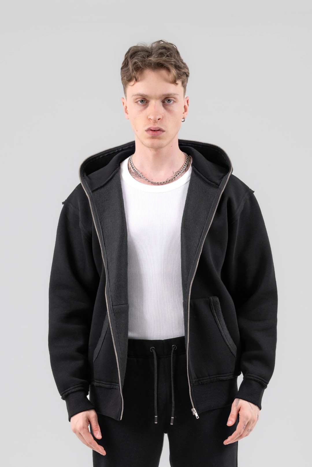 FULLZIP XX BASIC HOODIE